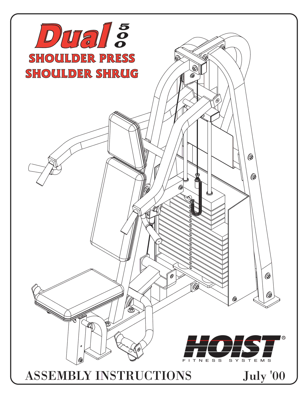 Hoist Fitness dual500 manual Dual 