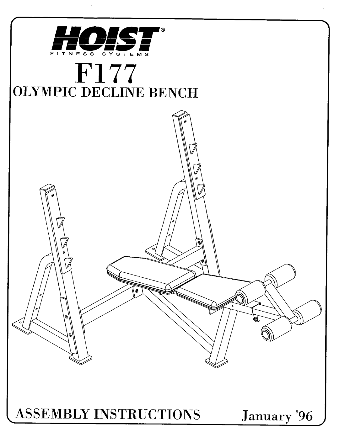 Hoist Fitness F177 manual 