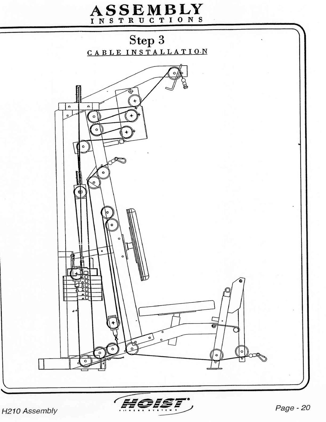 Hoist Fitness H210 manual 