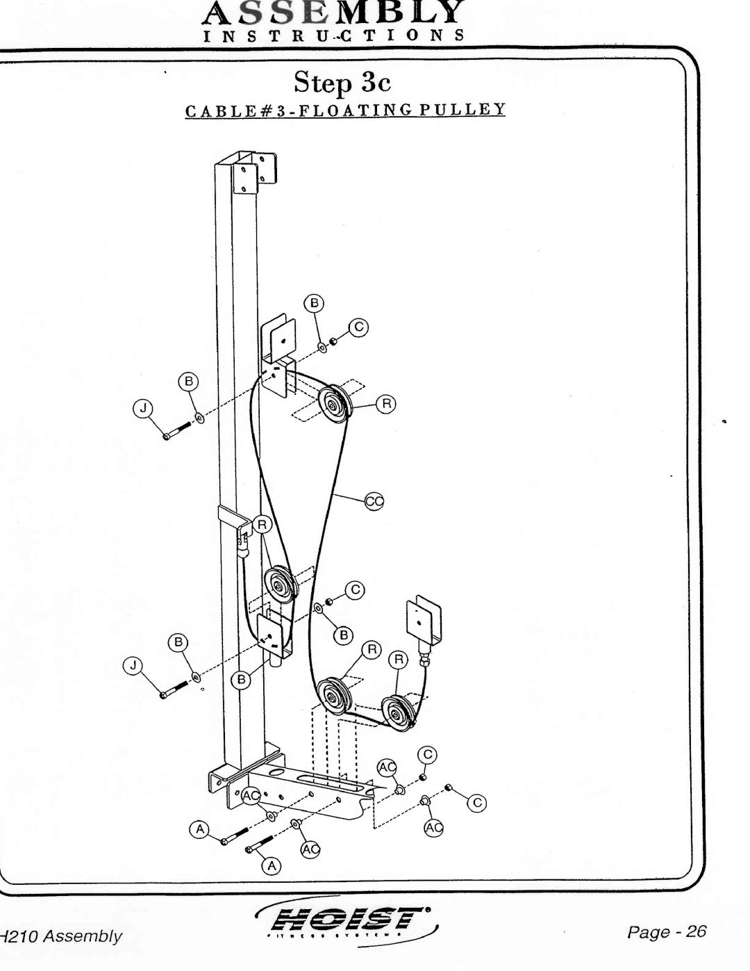 Hoist Fitness H210 manual 