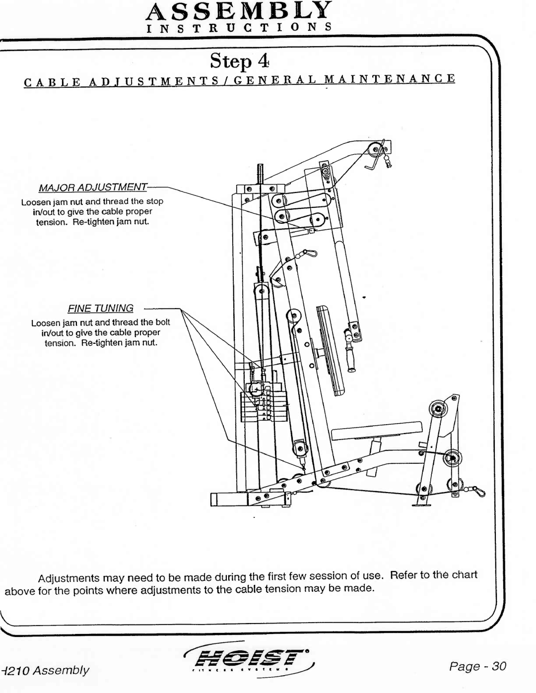 Hoist Fitness H210 manual 