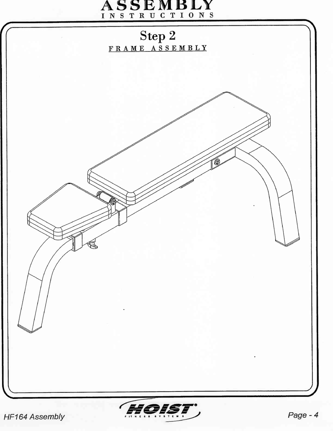 Hoist Fitness HF164 manual 