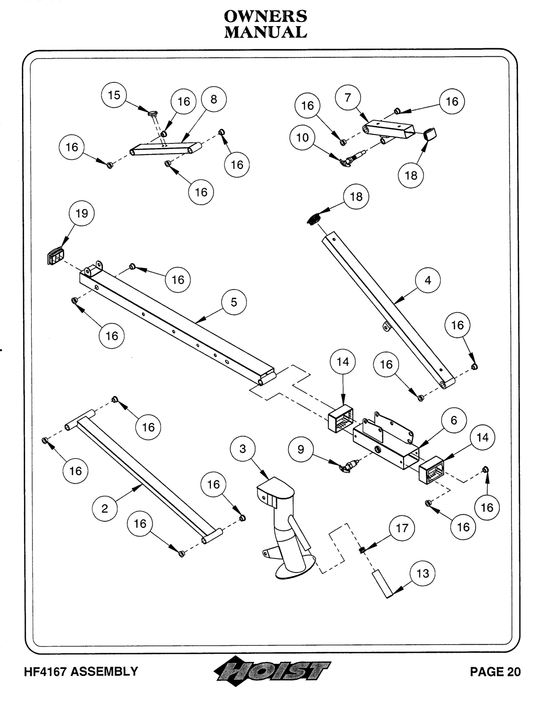 Hoist Fitness HF4167 owner manual 