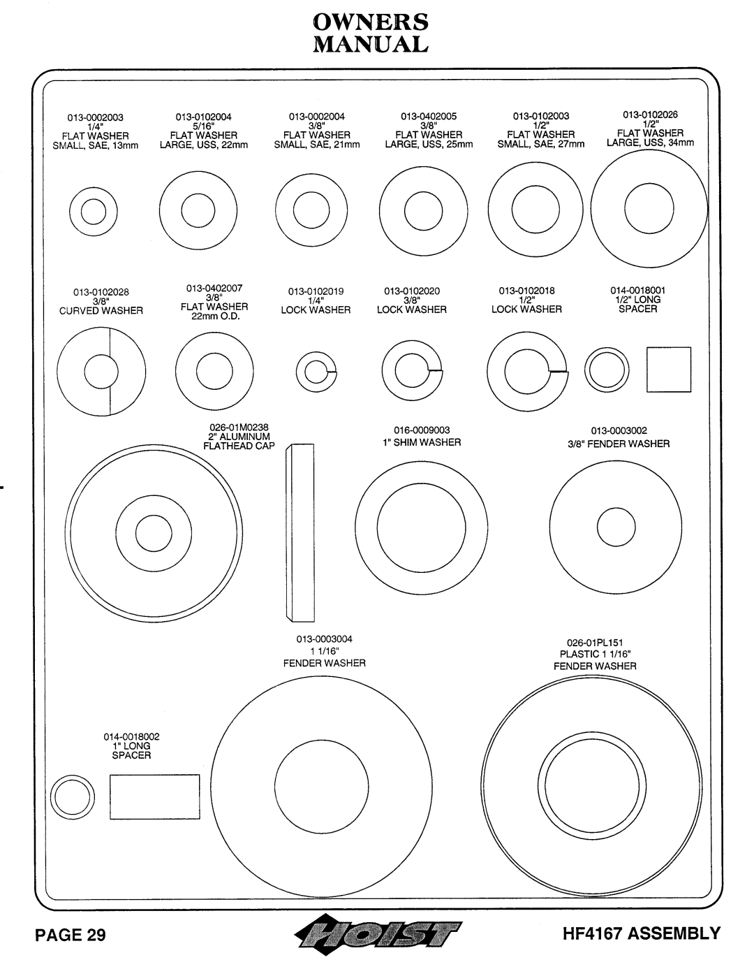 Hoist Fitness HF4167 owner manual 