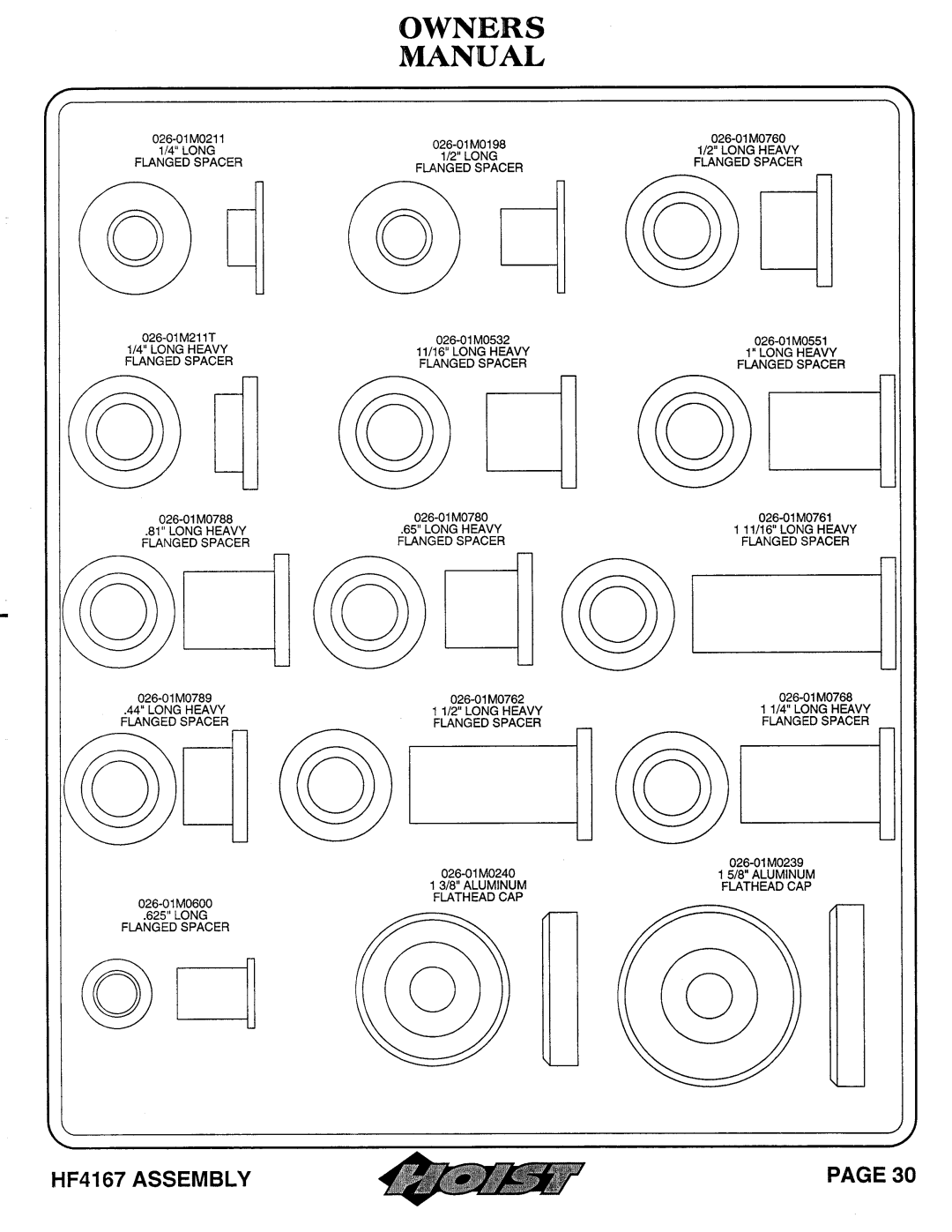 Hoist Fitness HF4167 owner manual 