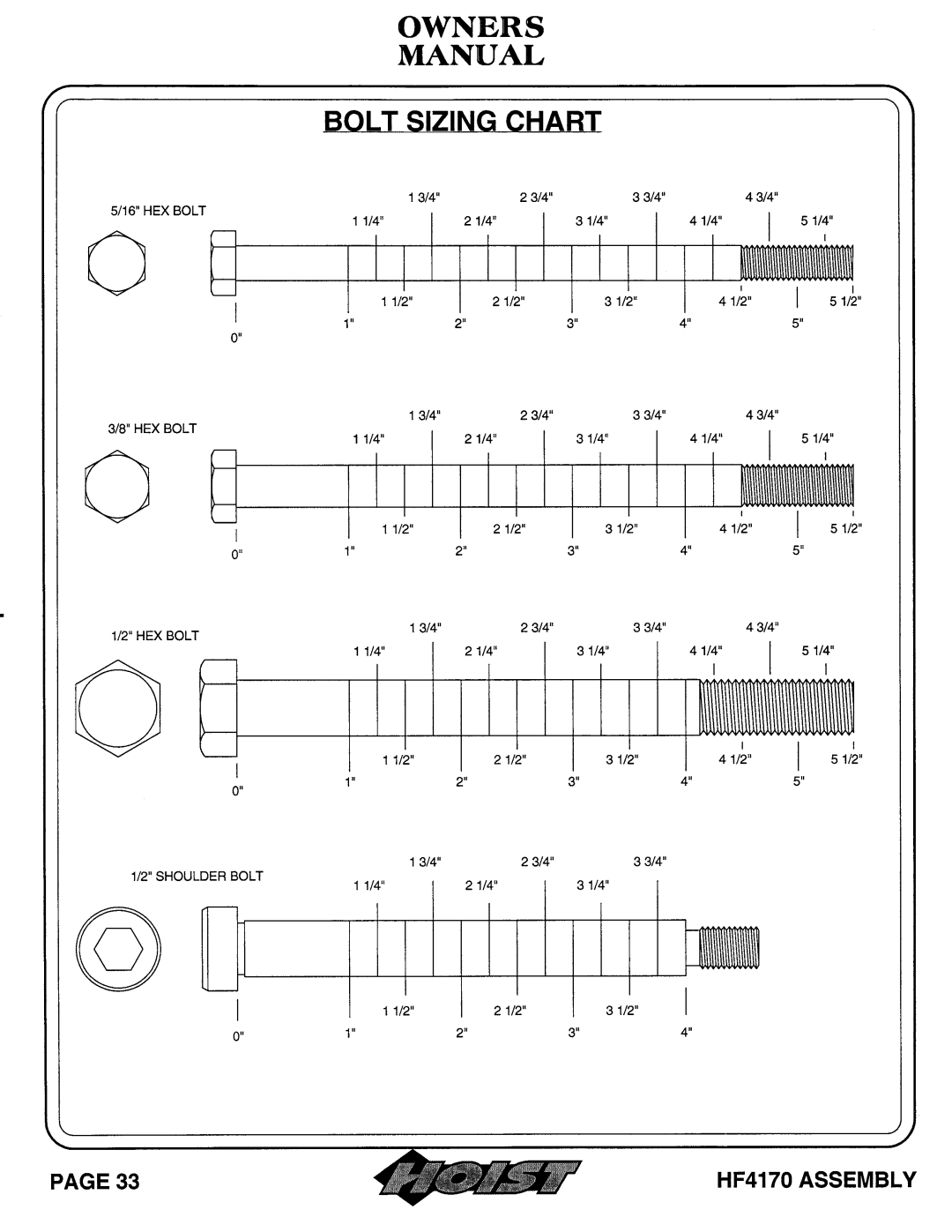 Hoist Fitness HF4170 owner manual 