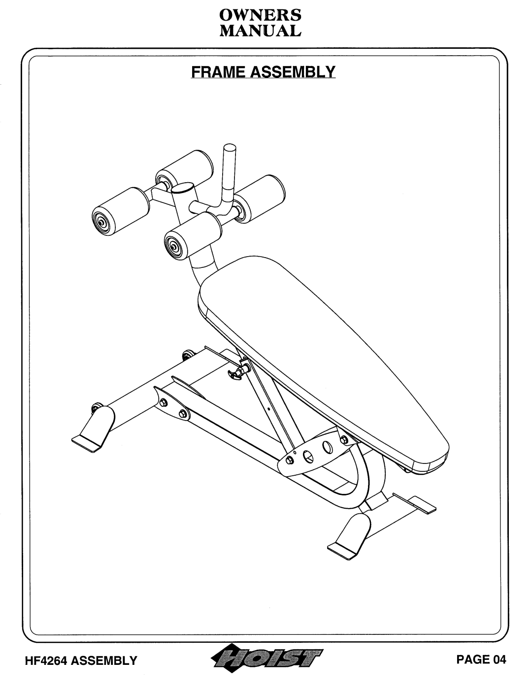 Hoist Fitness HF4264 owner manual 