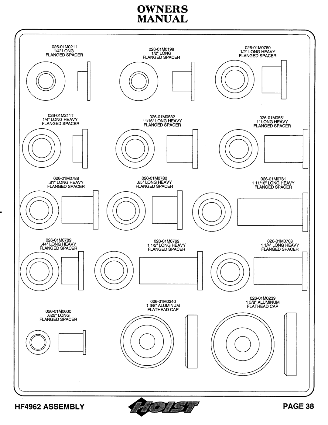 Hoist Fitness HF4962 owner manual 