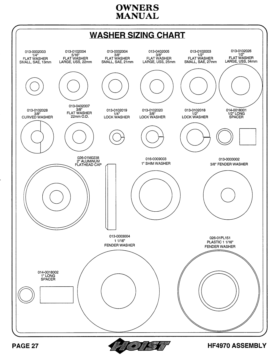 Hoist Fitness hf4970 owner manual 