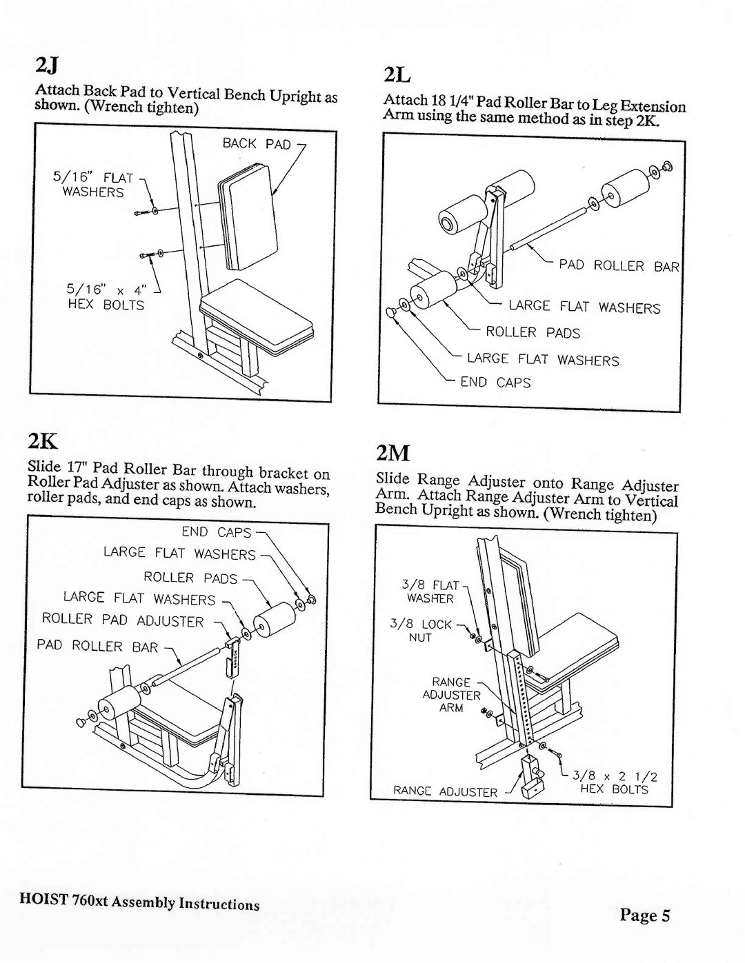 Hoist Fitness Hoist 760xt manual 