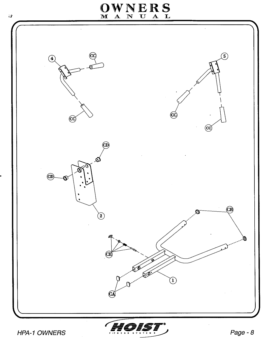 Hoist Fitness HPA-1 owner manual 