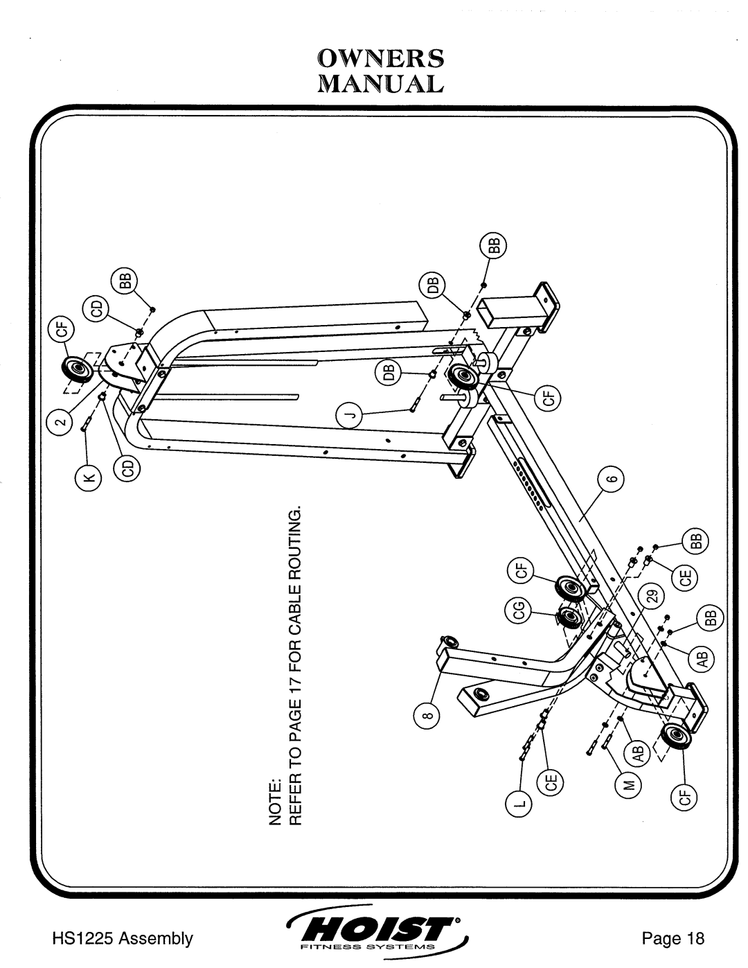 Hoist Fitness HS1225 manual 