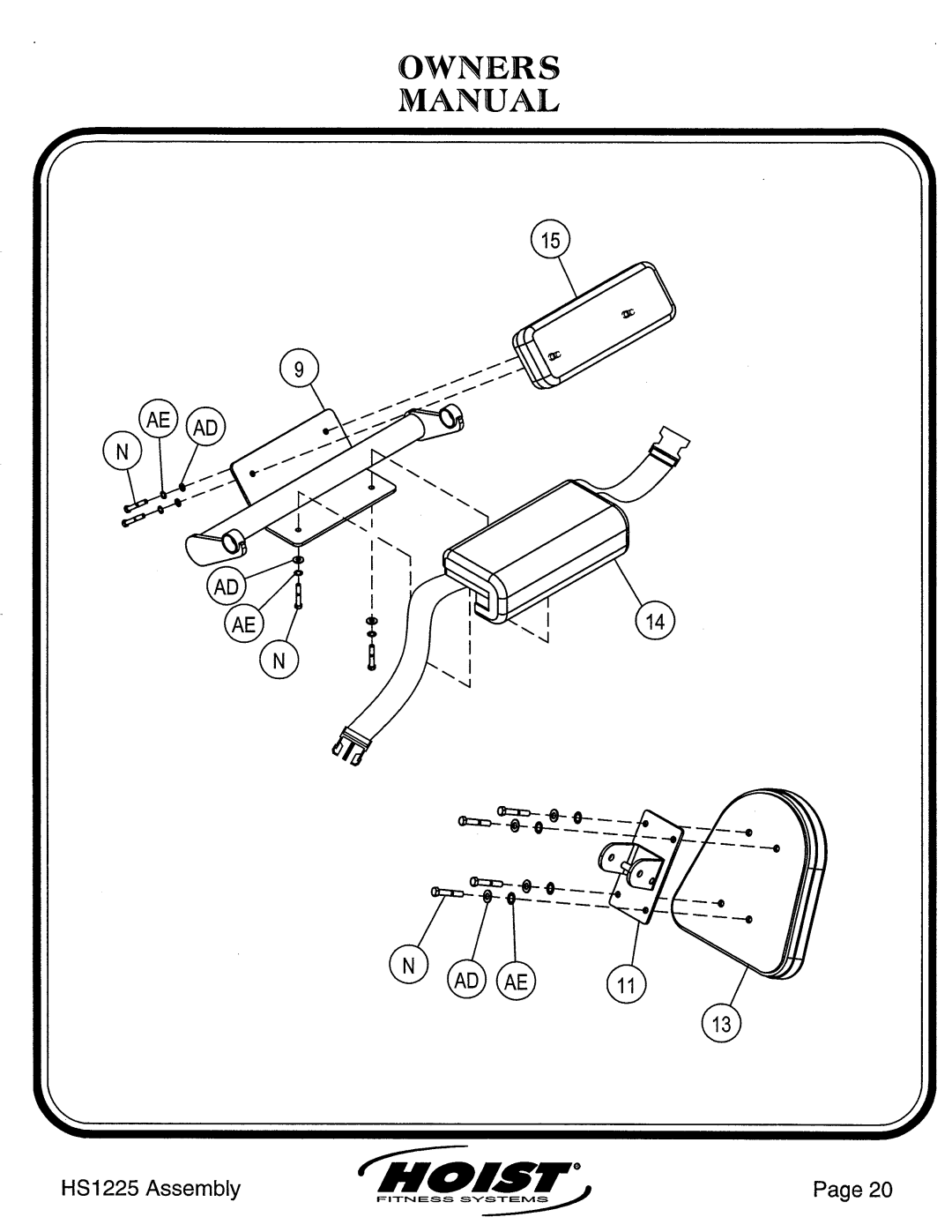 Hoist Fitness HS1225 manual 