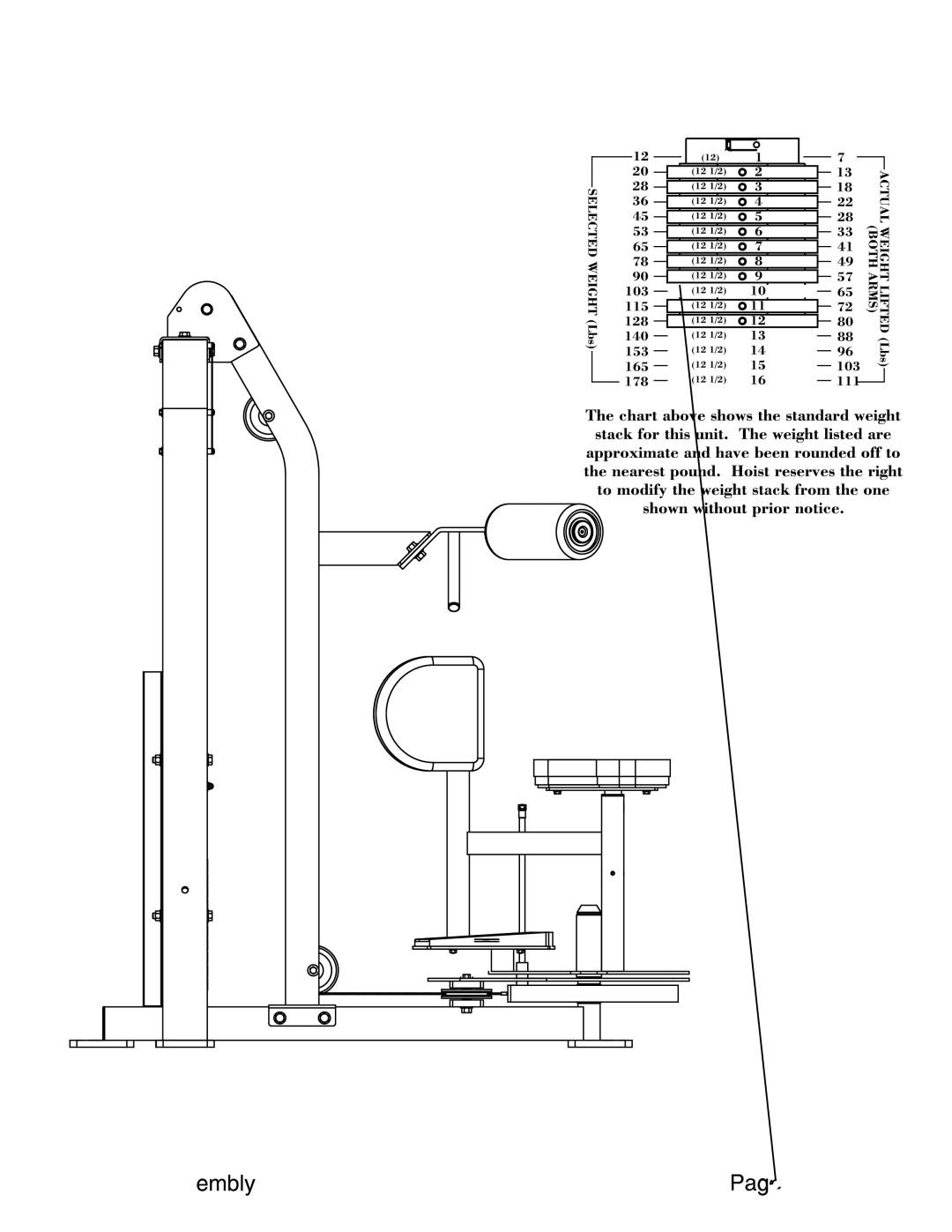 Hoist Fitness HS1350 manual 