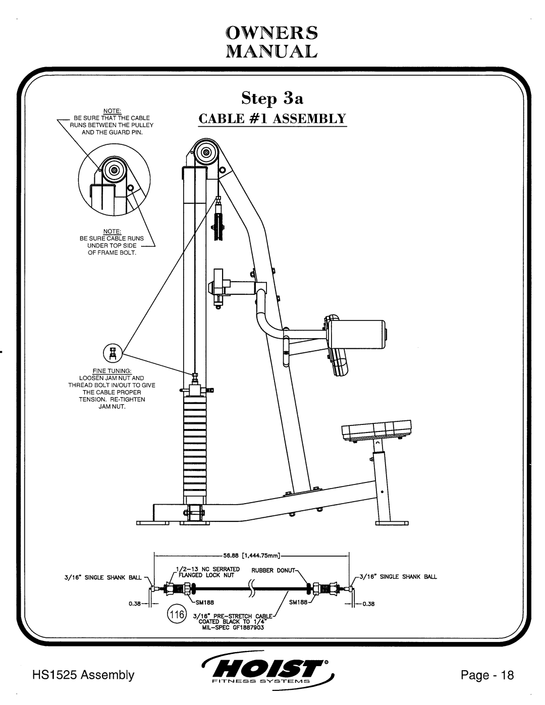 Hoist Fitness HS1525 manual 