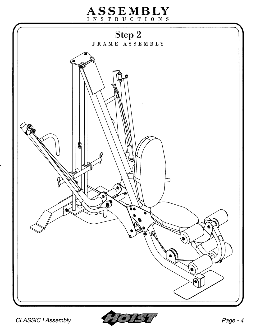 Hoist Fitness I manual 