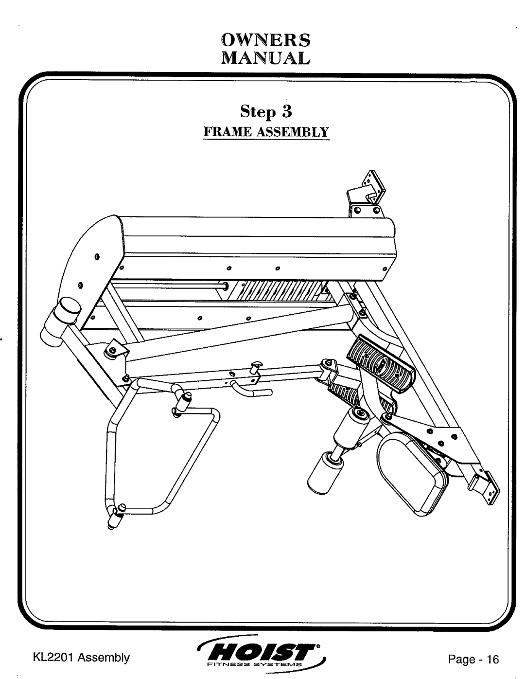 Hoist Fitness KL2201 manual 