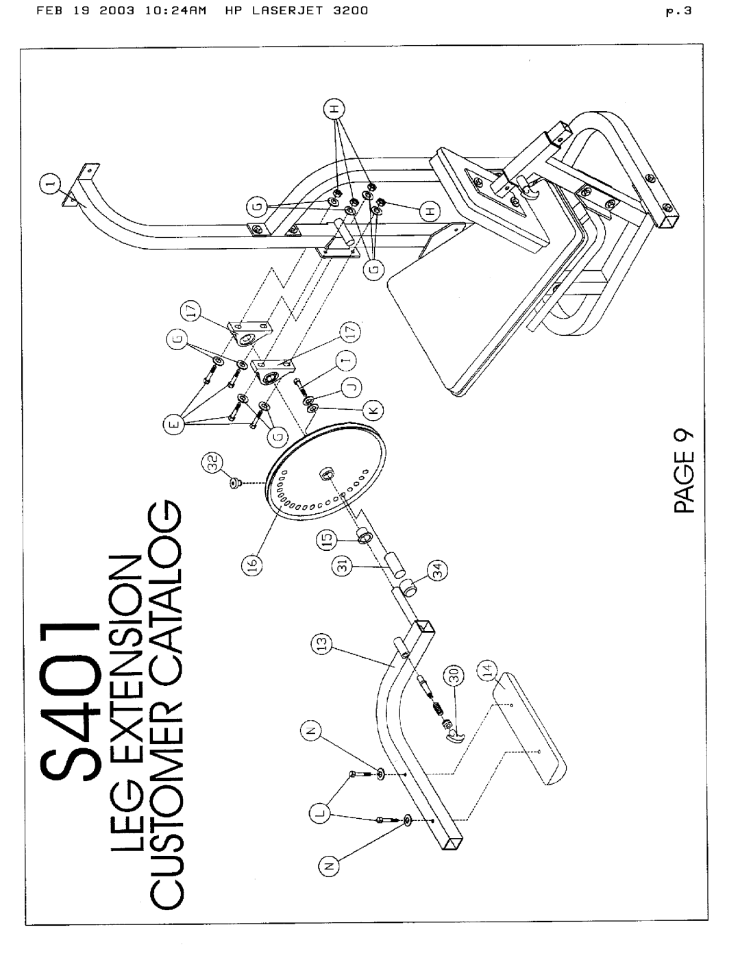 Hoist Fitness S401 manual 