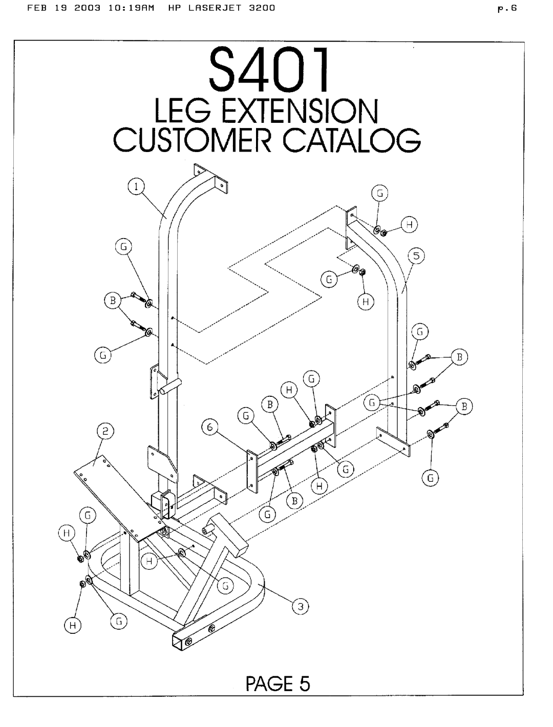 Hoist Fitness S401 manual 