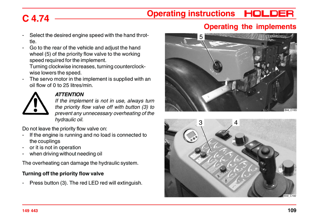 Holder 4.74 manual 109 