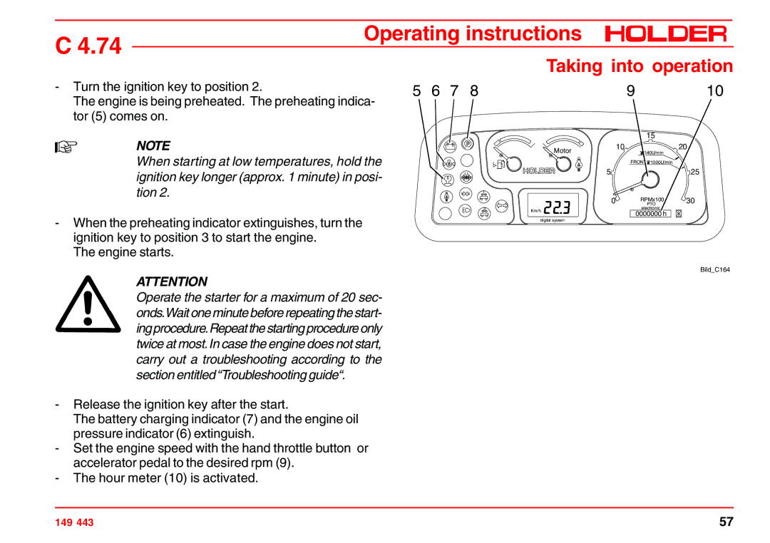 Holder 4.74 manual BildC164 