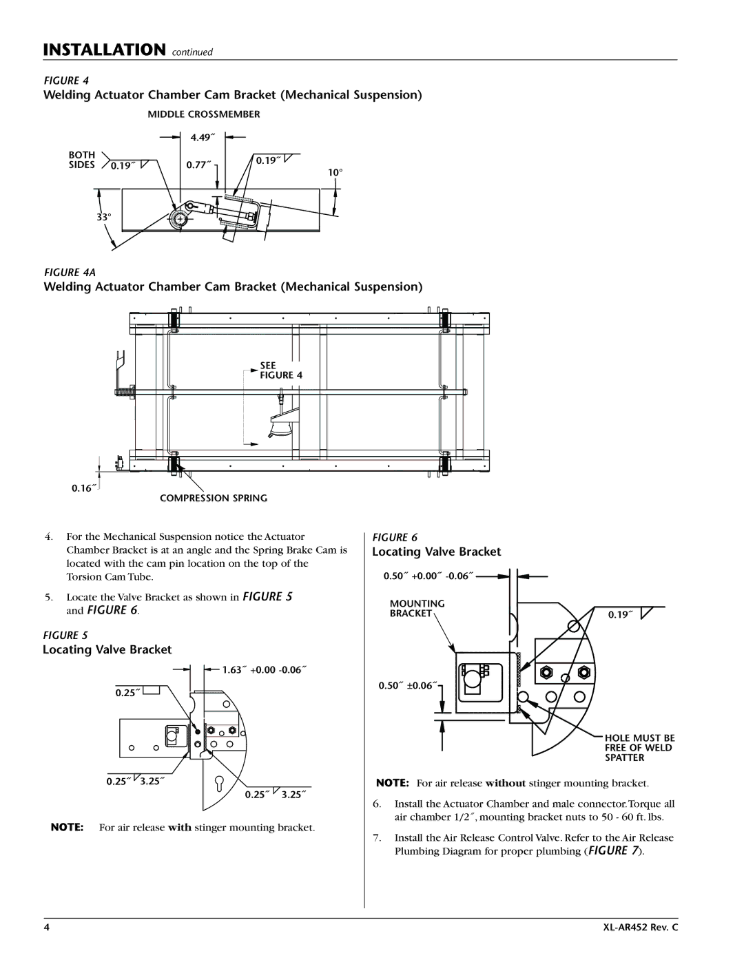 Holland XL-AR452 manual Installation 