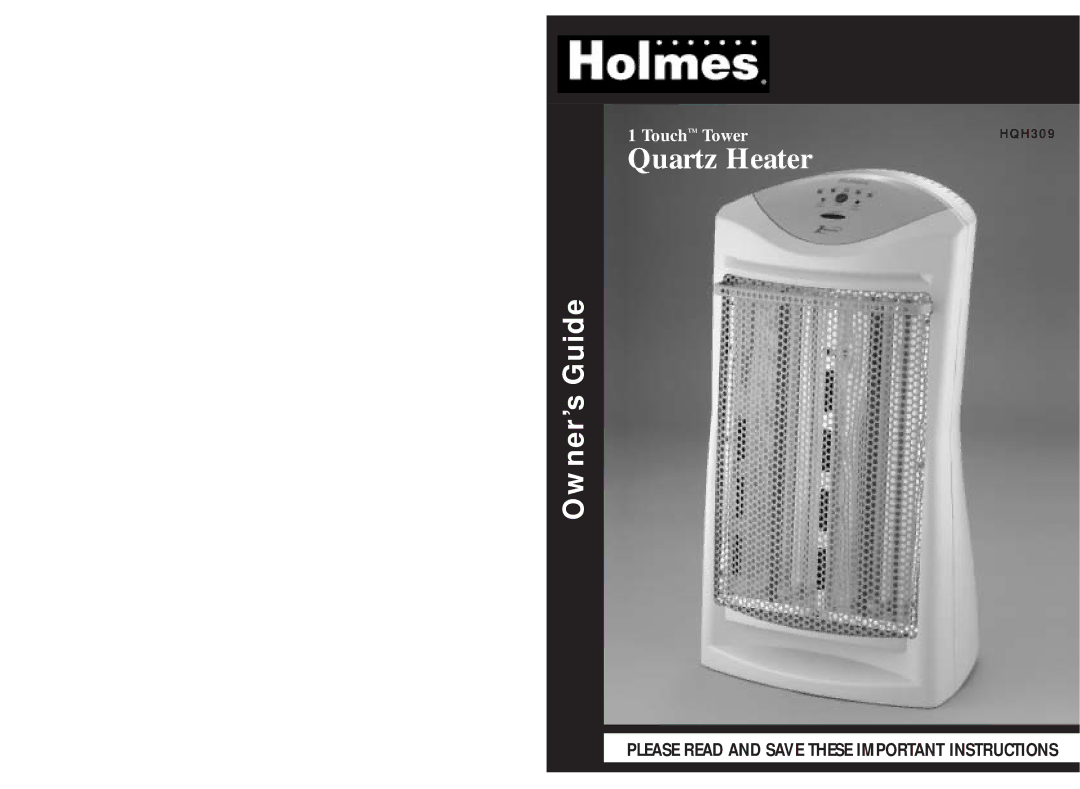 Holmes HQH309 warranty Quartz Heater 