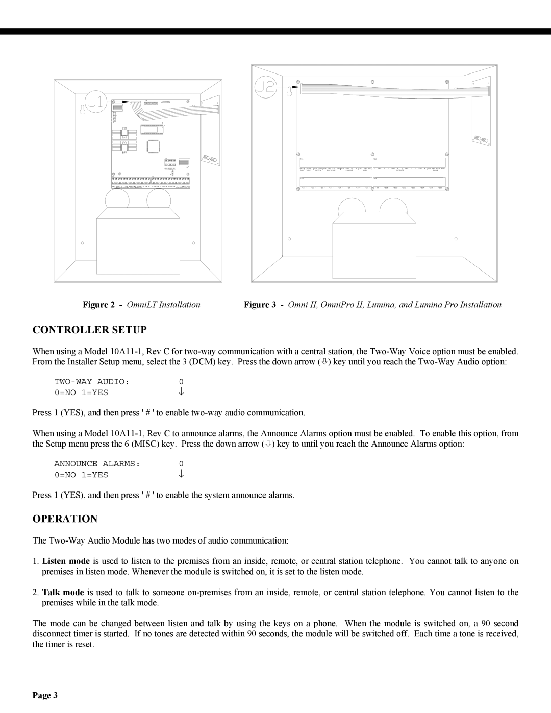 Home Automation 10A11-1 manual Controller Setup, Operation 