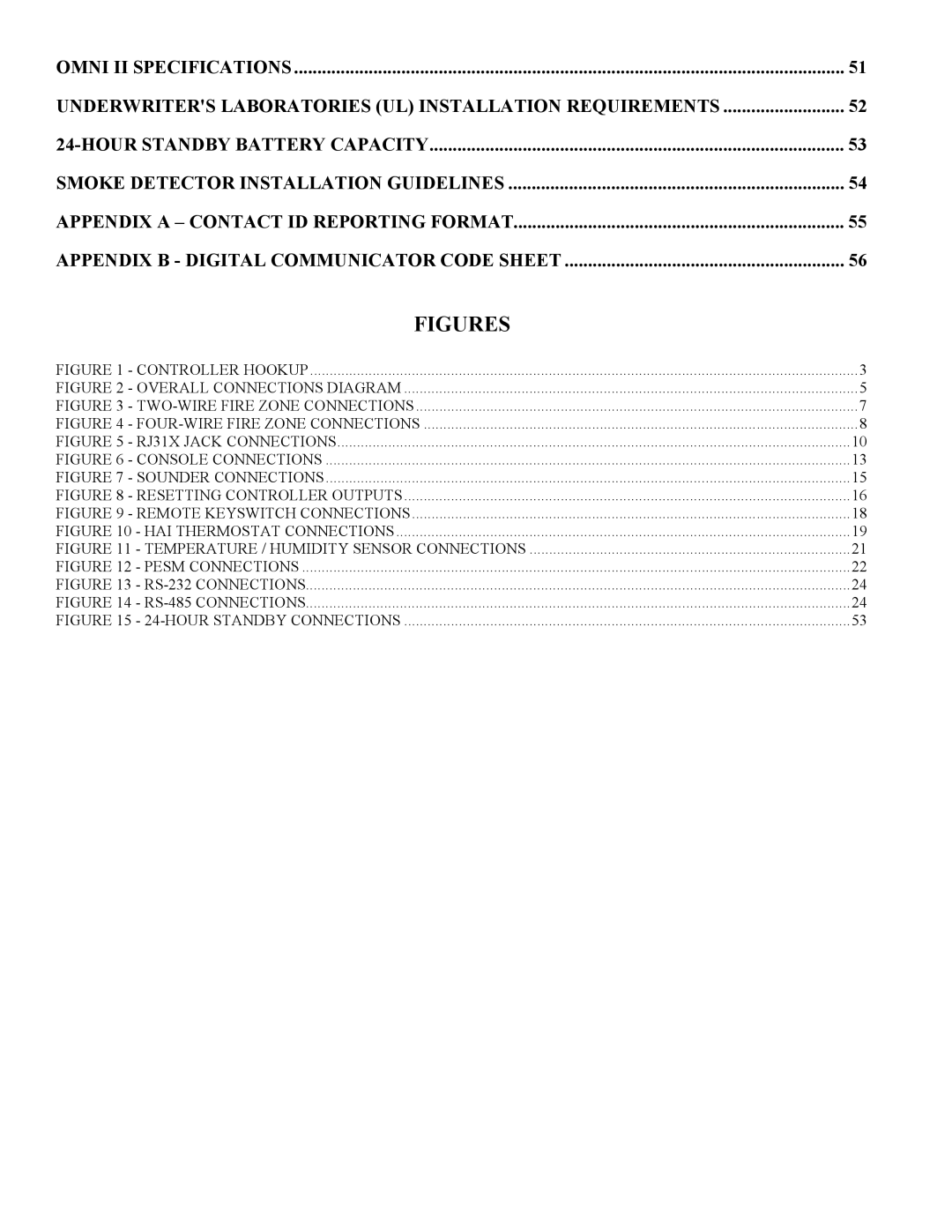 Home Automation 20A00-1 installation manual Figures 