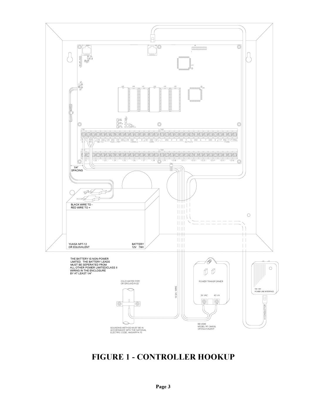 Home Automation 20A00-1 installation manual Controller Hookup 