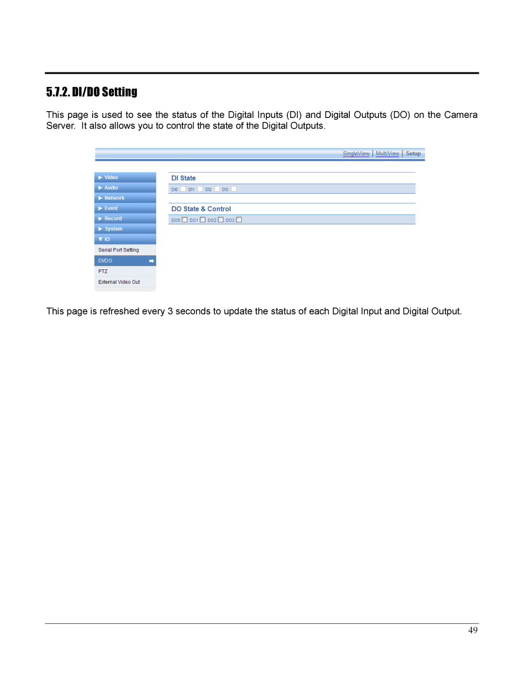 Home Automation 87A00-1 manual 2. DI/DO Setting 