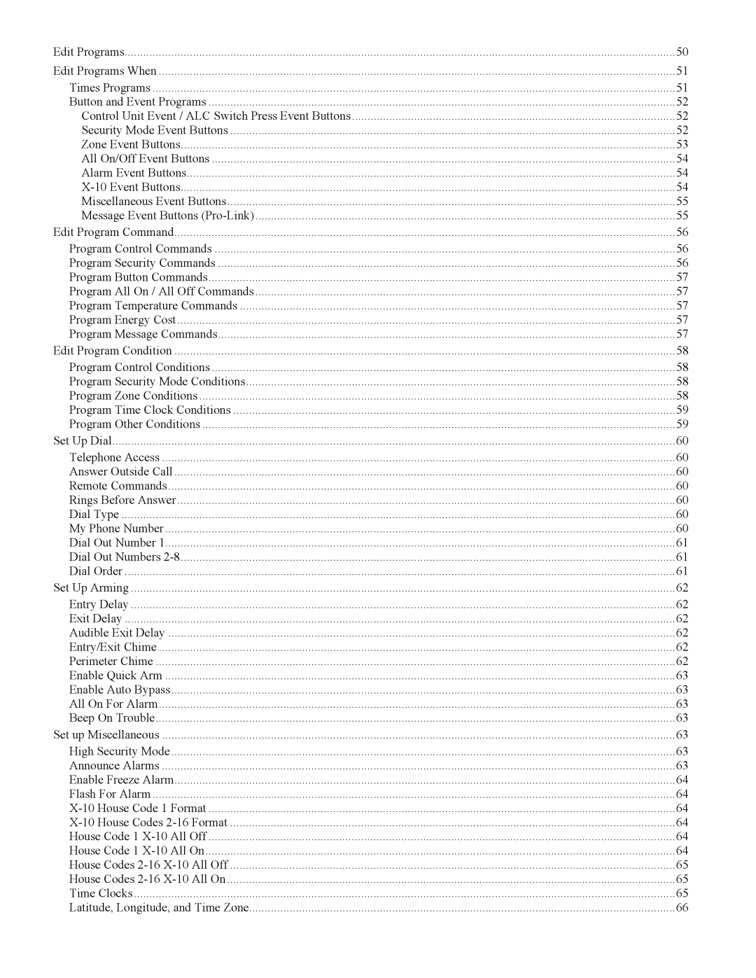 Home Automation II owner manual 