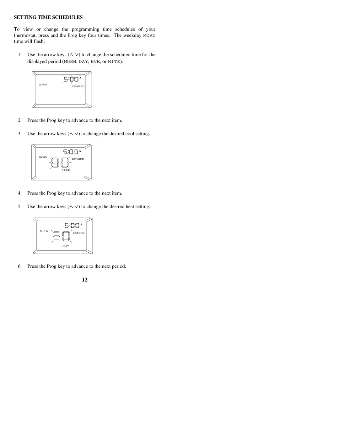 Home Automation RC-100 owner manual Setting Time Schedules 