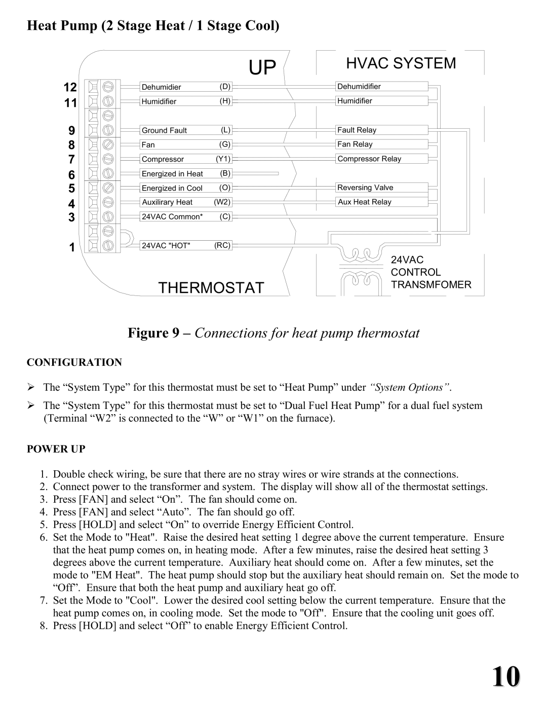 Home Automation RC-2000 installation instructions Heat Pump 2 Stage Heat / 1 Stage Cool 