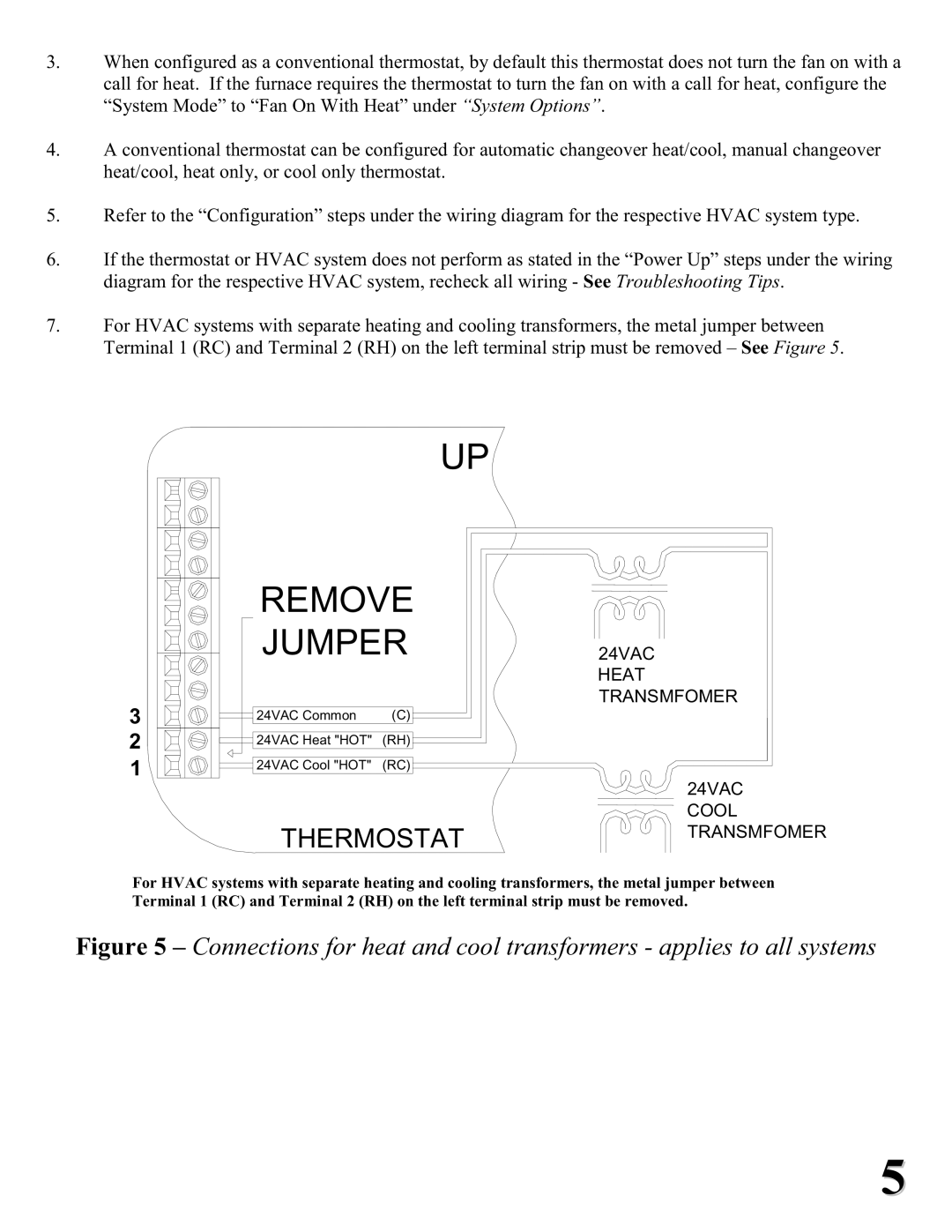 Home Automation RC-2000 installation instructions Remove Jumper 