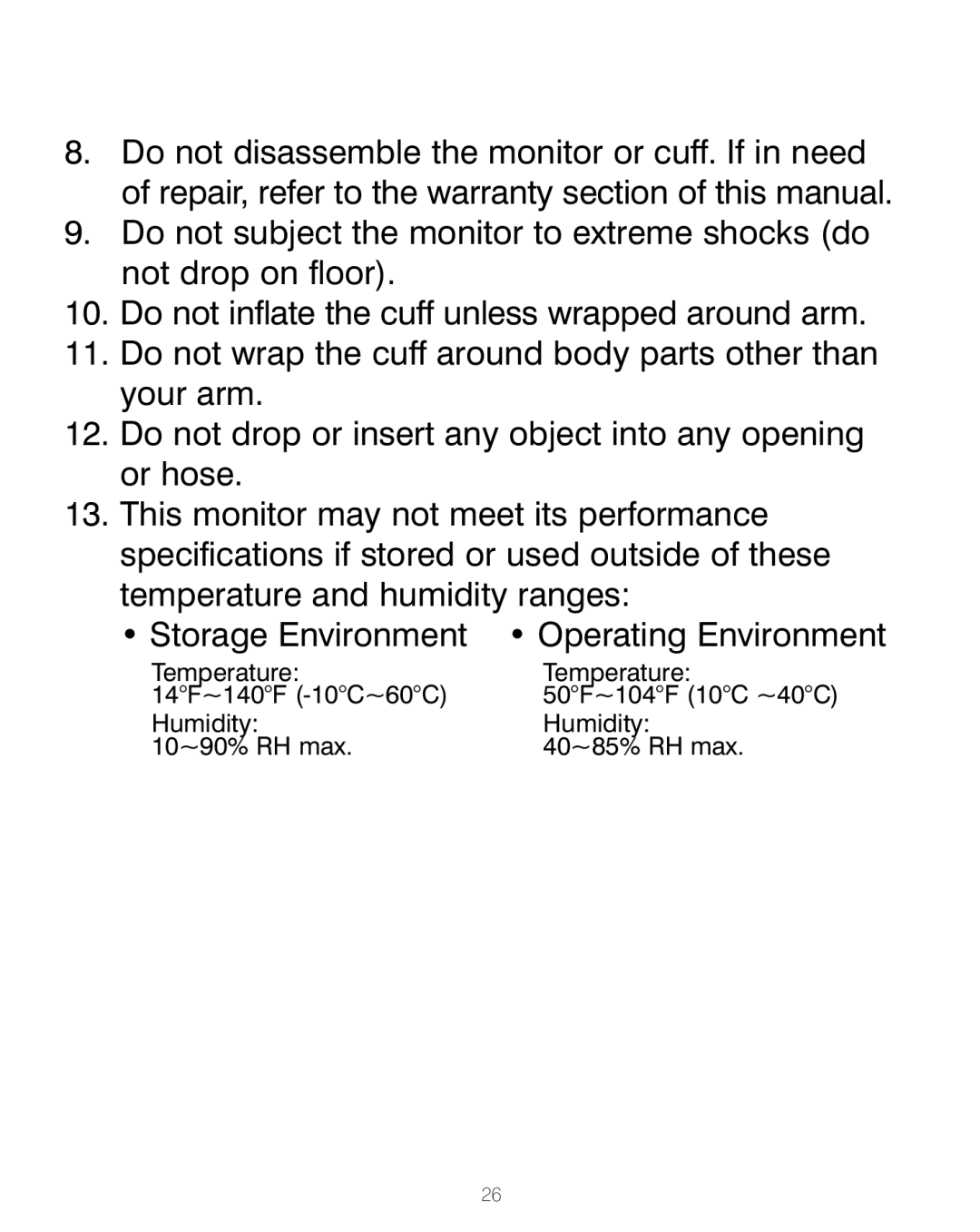 HoMedics BPA-200 manual 