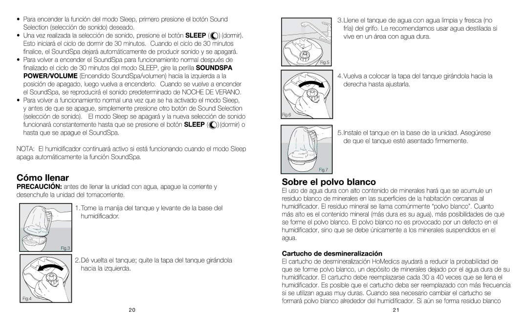 HoMedics HLM-SS10 manual 