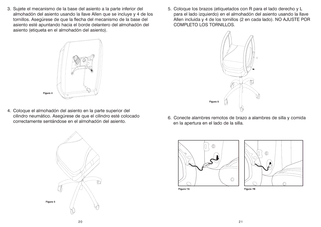 HoMedics OCTS-200 instruction manual Completo LOS Tornillos 