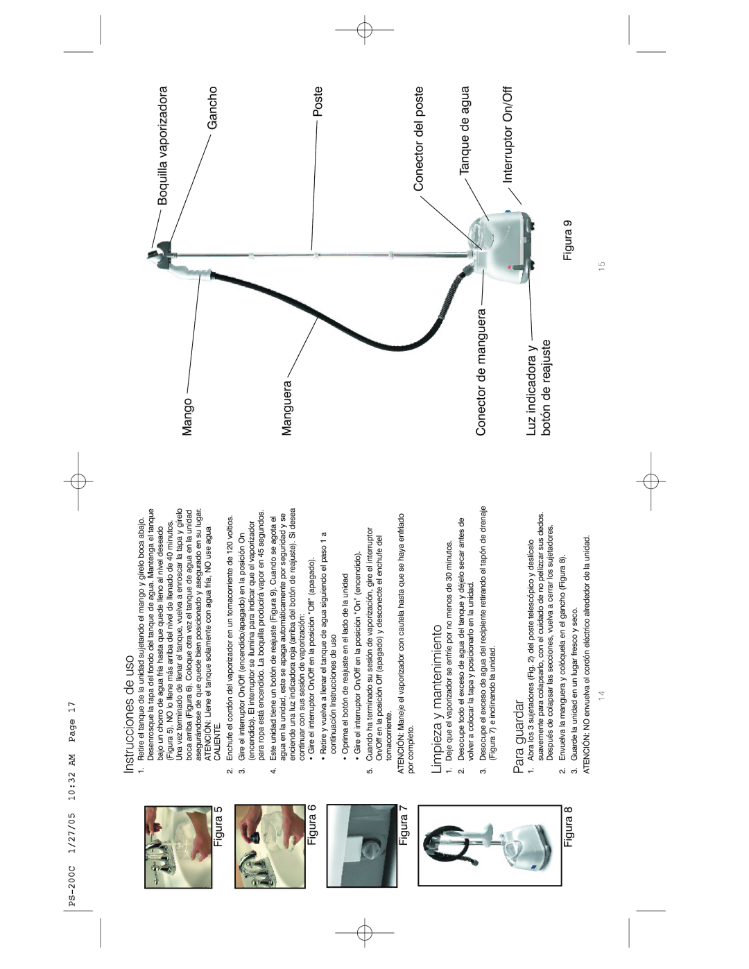 HoMedics IBPS200-C, PS-200 instruction manual Instrucciones de uso, Caliente 