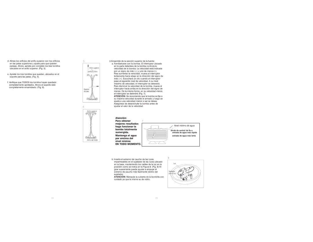 HoMedics WFL-TRTW, IB-WFLTRTW instruction manual EN Todo Momento 