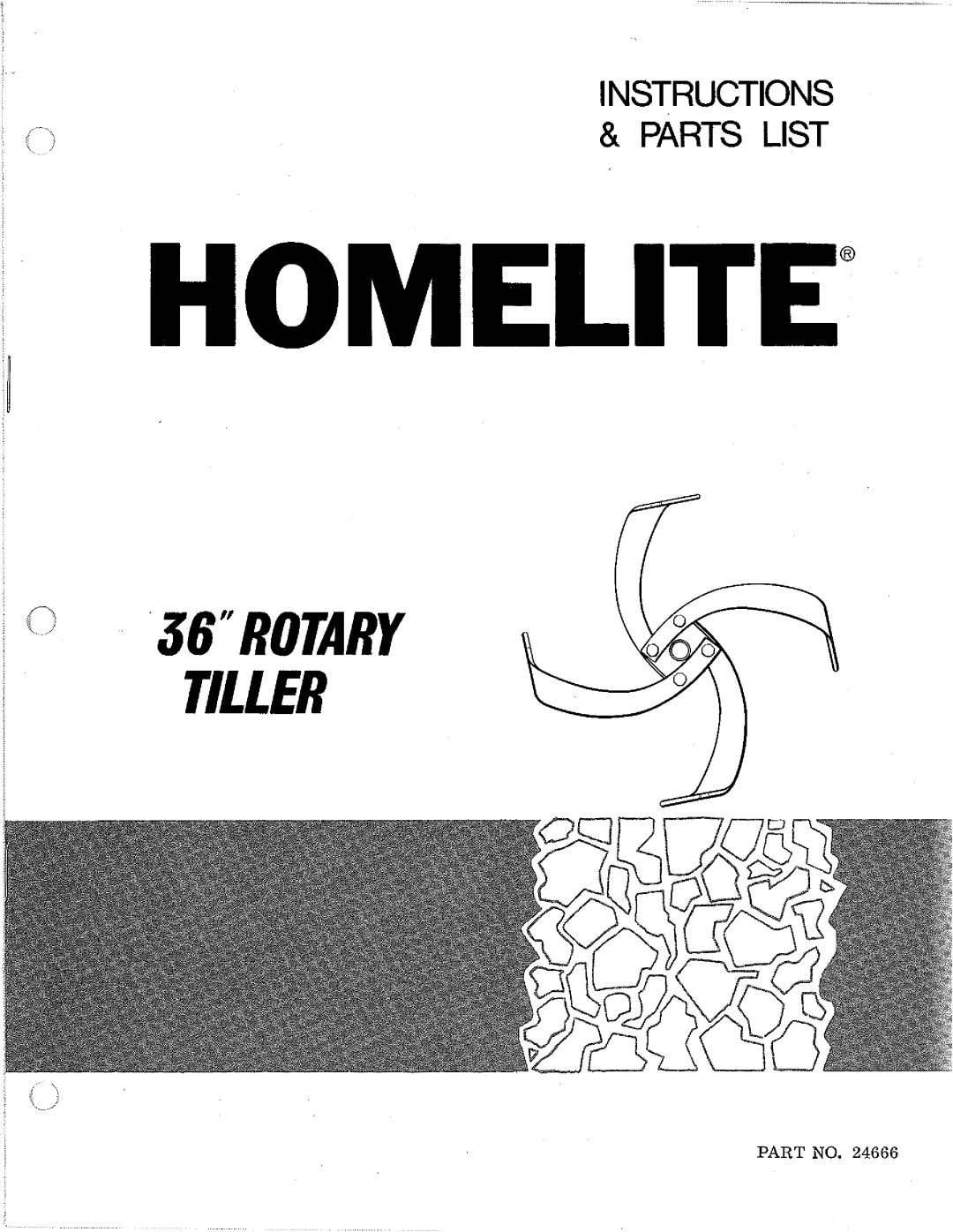 Homelite 24666 manual 