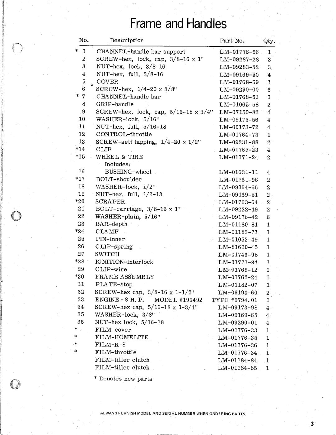 Homelite R-8, 24783-3 manual 