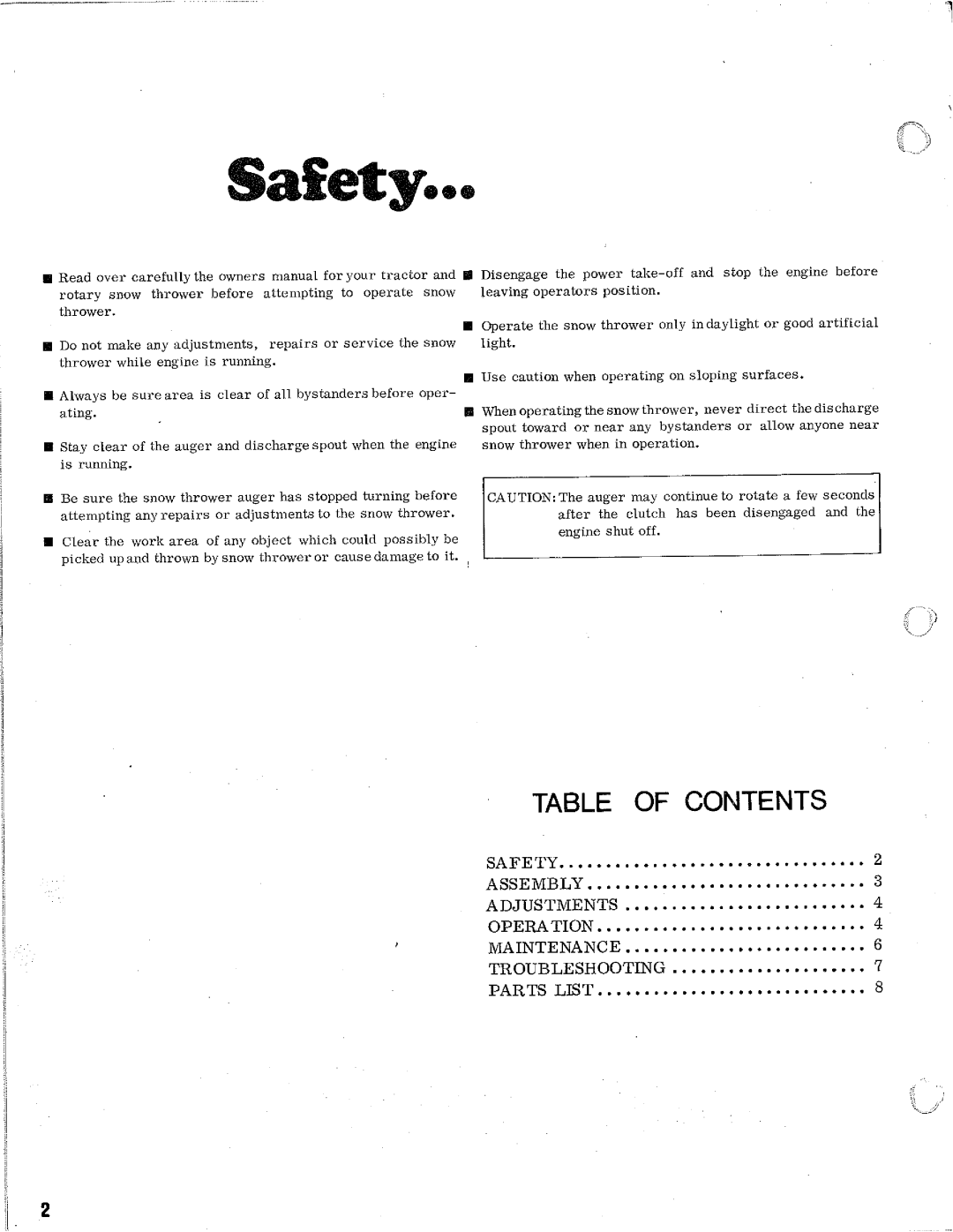 Homelite 32 Snow Thrower manual 