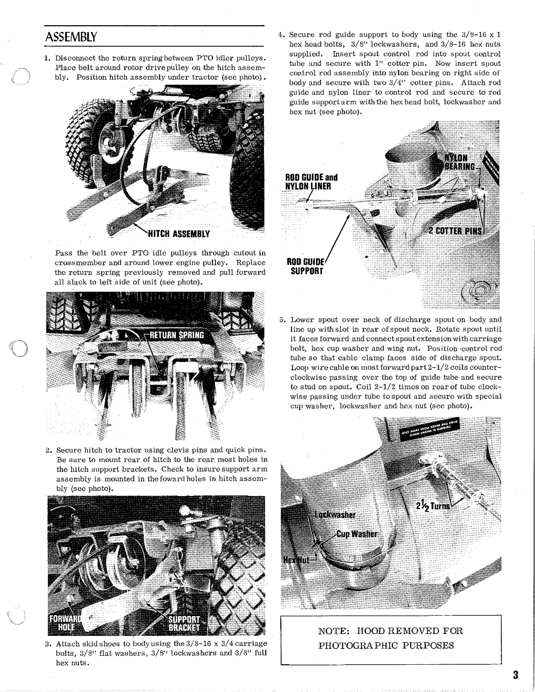 Homelite 32 Snow Thrower manual 