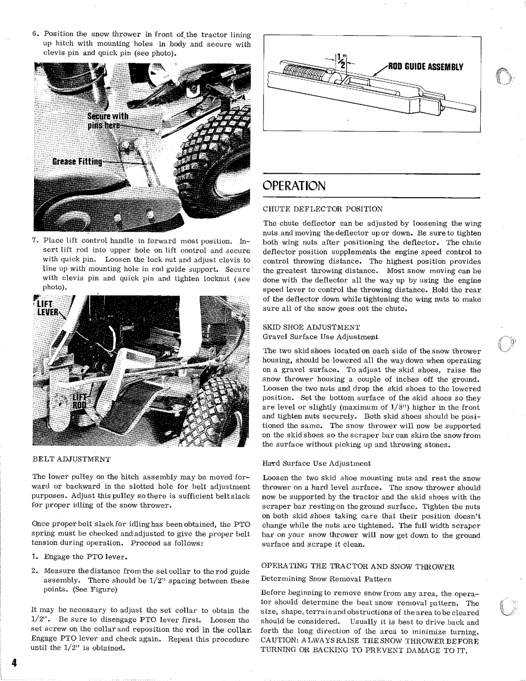 Homelite 32 Snow Thrower manual 