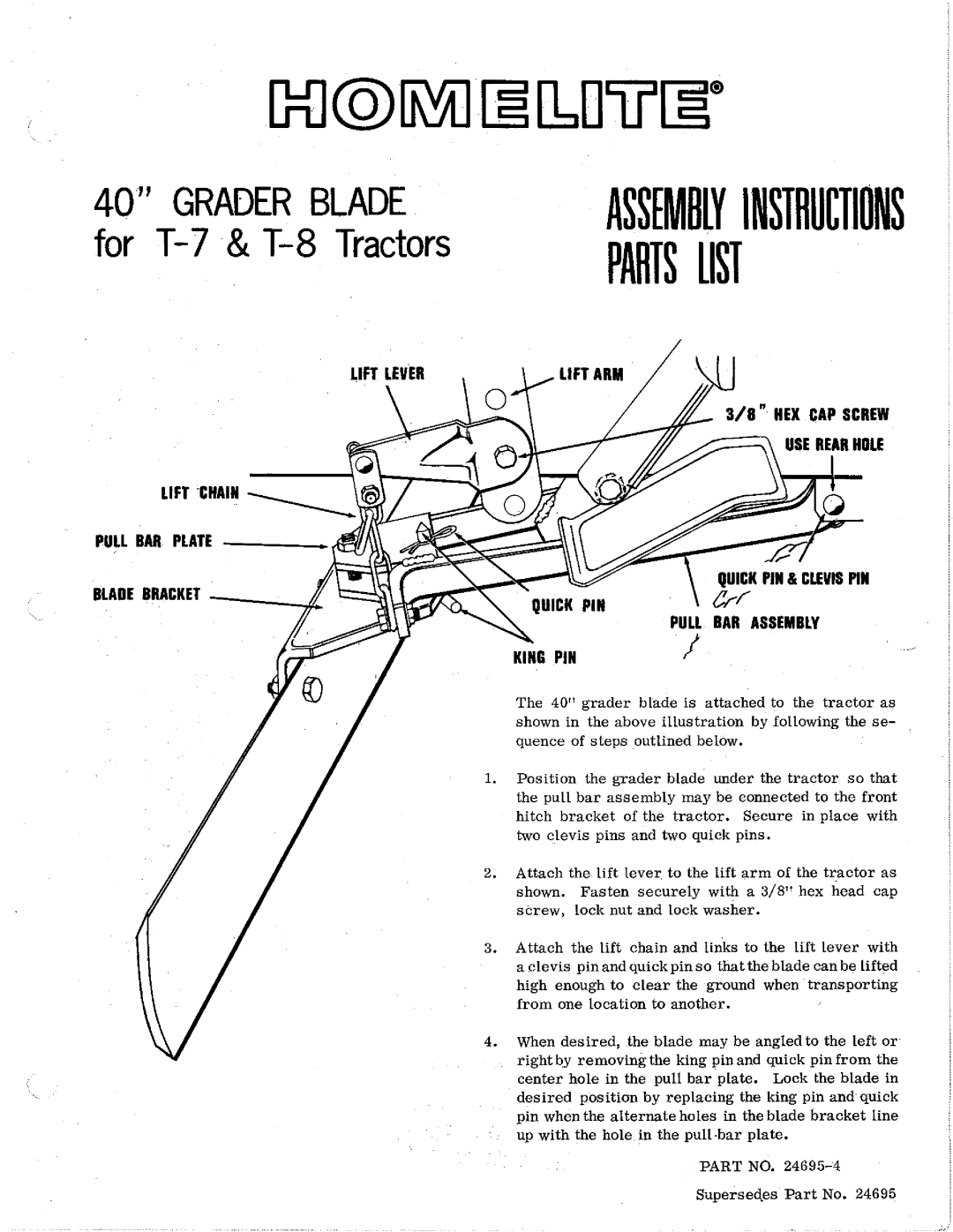 Homelite 40 manual 