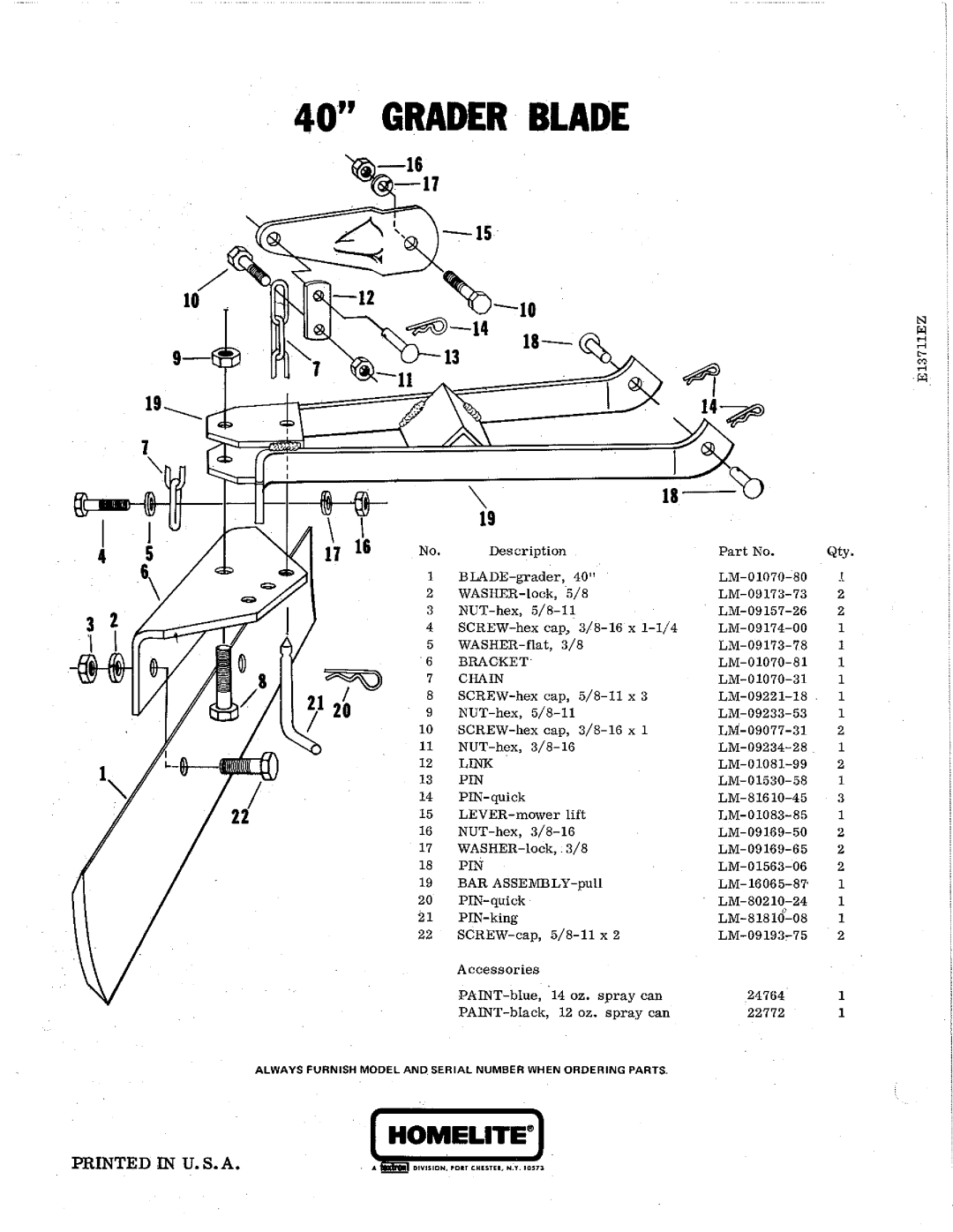 Homelite 40 manual 