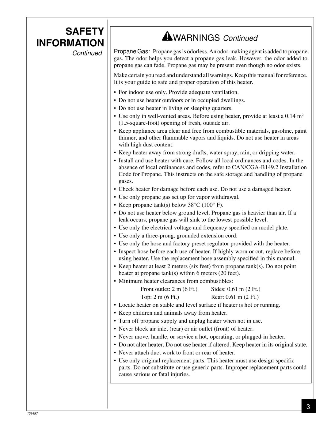 Homelite HHC50LP owner manual Safety Information 