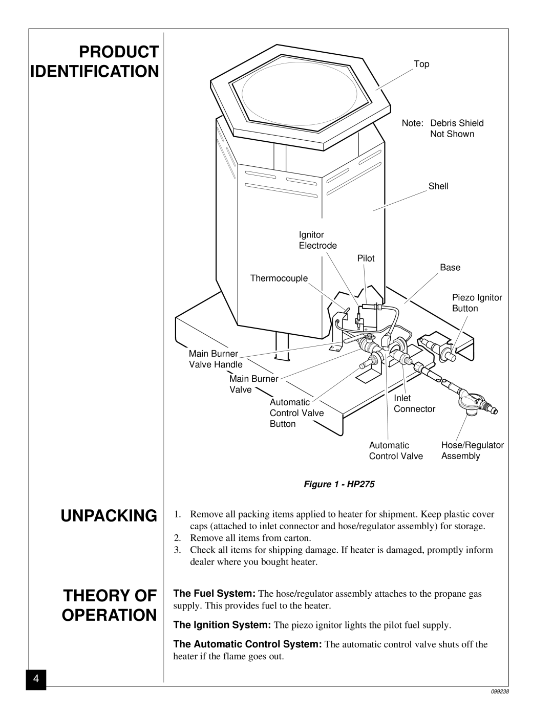 Homelite HP275 owner manual Product, Unpacking, Theory, Operation 