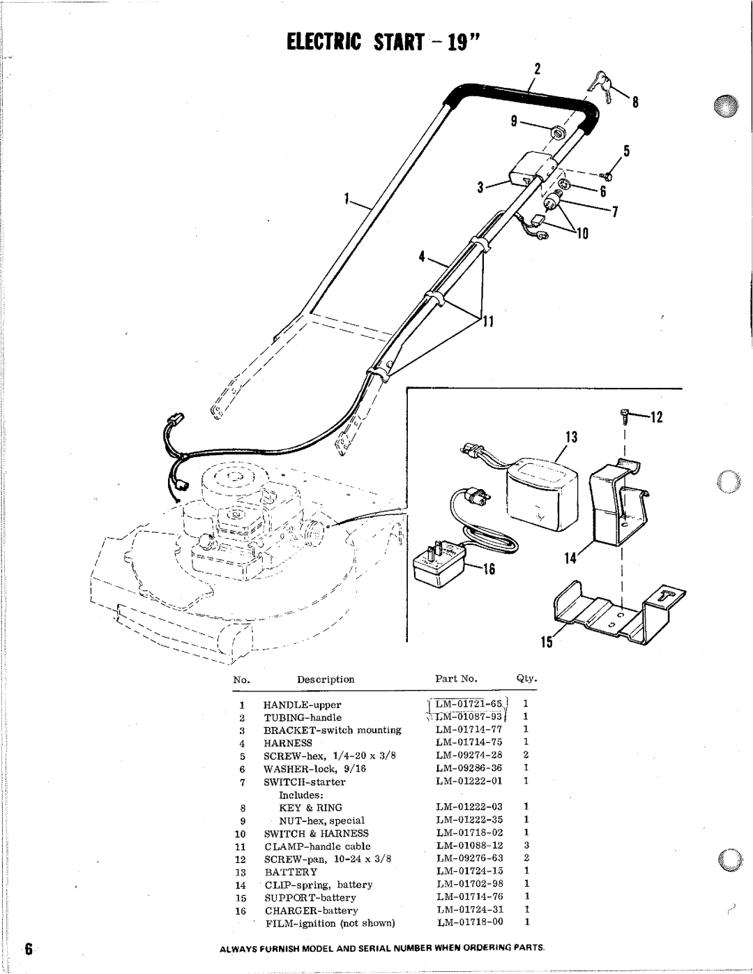 Homelite M-19E manual 